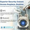 Egeetouch 5th Gen Smart Padlock, Anti-cut Outdoor with Bluetooth and NFC, Short shackle 5-02503-94